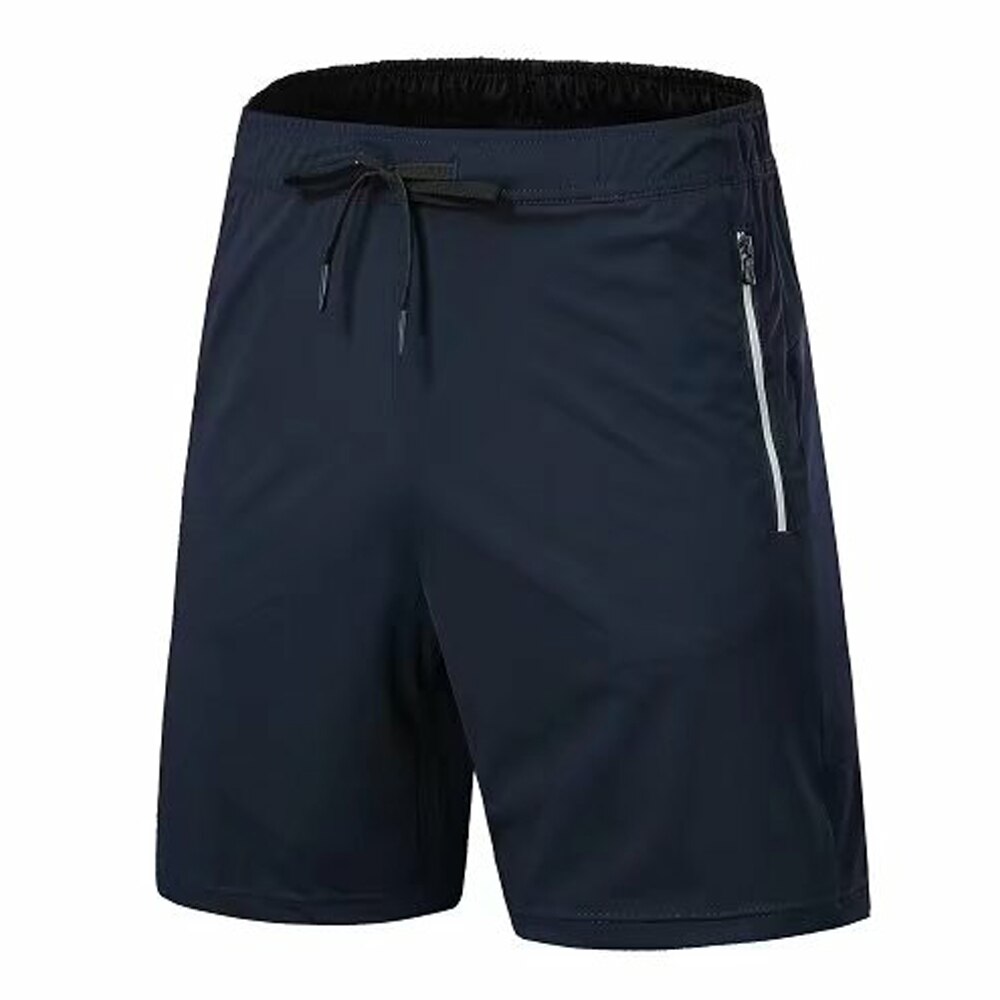 Herresport basketballshorts sport fodbold fodbold træningsshorts bukser tennis futebol joggersæt løbekort: D blå / M