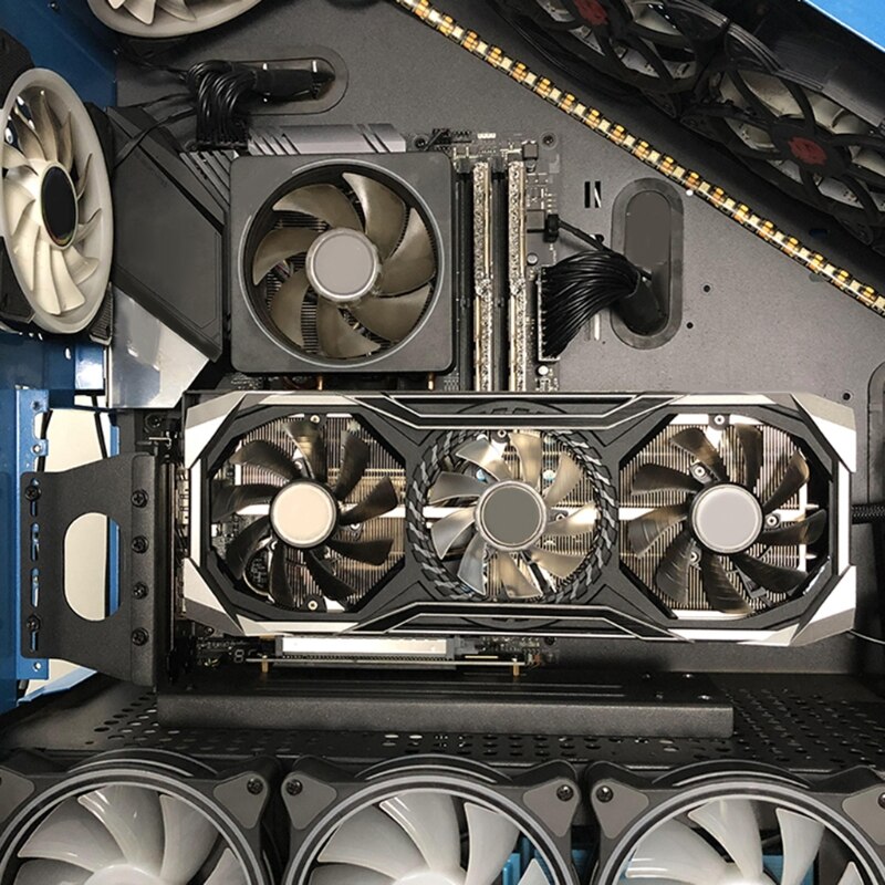 Soporte de tarjeta gráfica Vertical GPU, Kit de Soporte para tarjeta vídeo VGA, negro/blanco