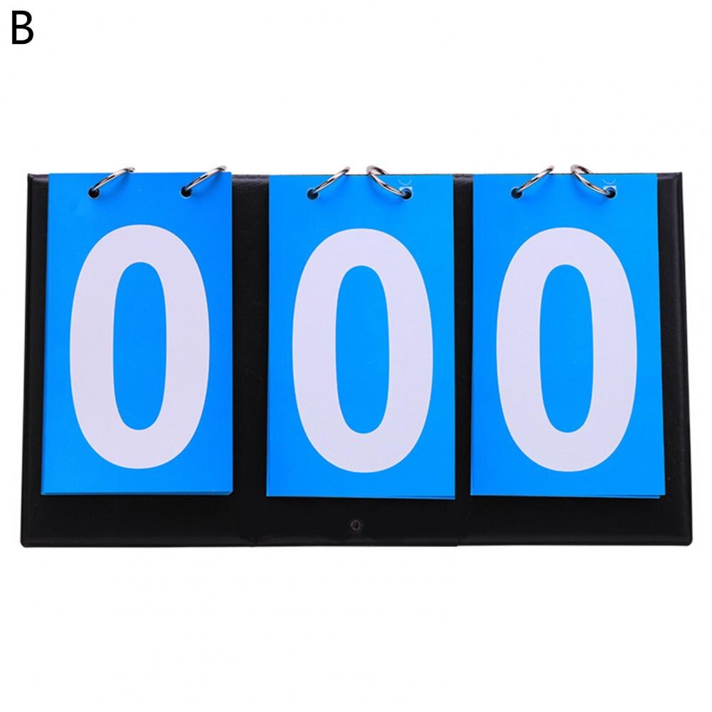 Portable Basketball Scorer Foldable  Not Easily Damaged Coach Equipment Tabletop Scoreboard for Badminton 