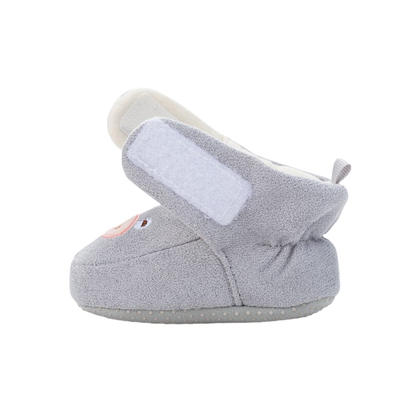 Baby antislip sneaker wandelen zachte zool ademend verjaardag pluche borduurwerk varken cartoon laarzen