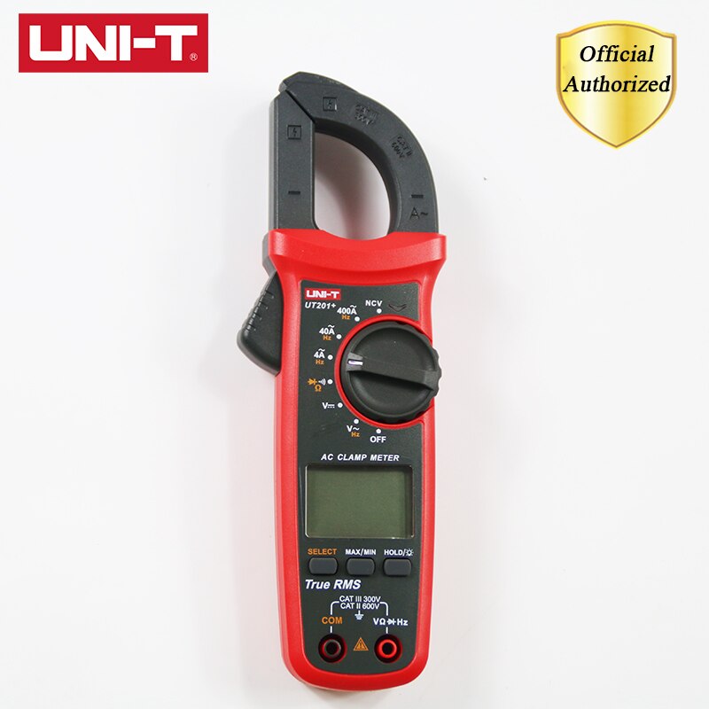 UNI-T UT201 + 400-600A Digitale Stroomtang Ac Dc Stroom Amperimetro Tester Klem
