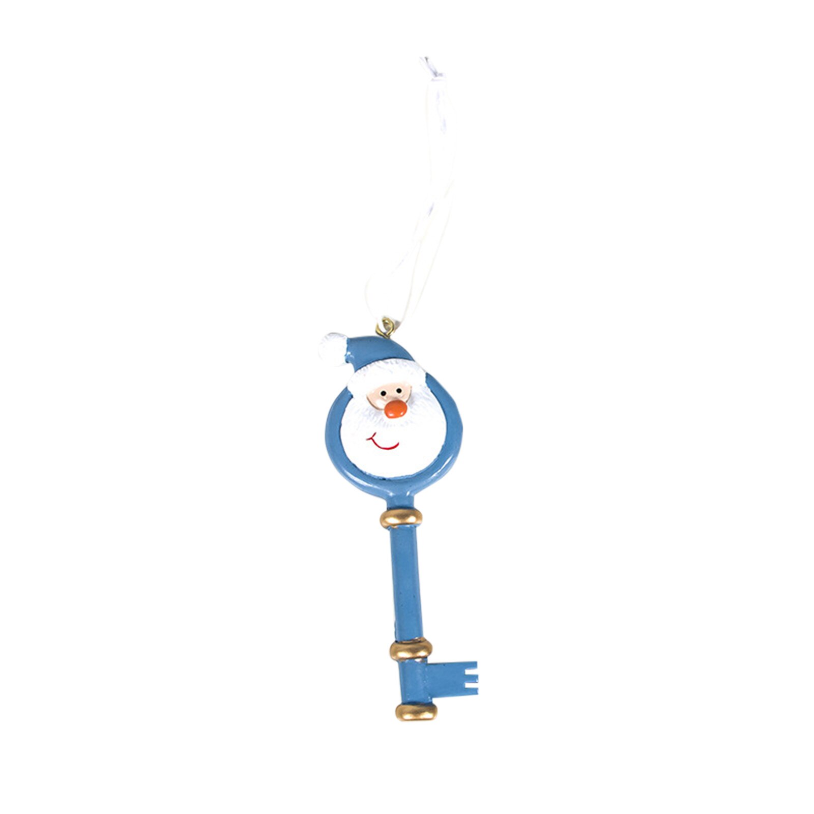 Christmas Santa Key Pendant Decoration Light Christmas Decoration Oct 12th: Blue