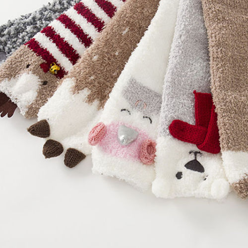 Calcetines de Navidad para bebés y niñas de 1-5y con dibujos de ciervos, unicornios infantiles hasta la rodilla, lazos, calcetines de princesa, bonitos calcetines de tubo largos para bebés