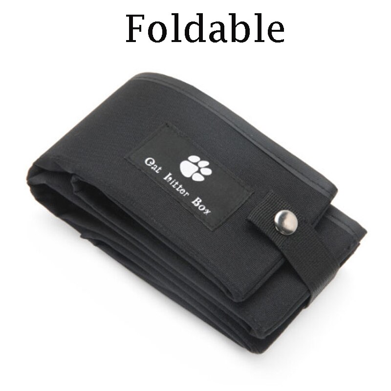 Vovopet Portable Waterproof Cat Litter Cats Litter Box Foldable Outdoor Travel Puppy Cat Training Litter Boxs Pee Pad Tray Clean