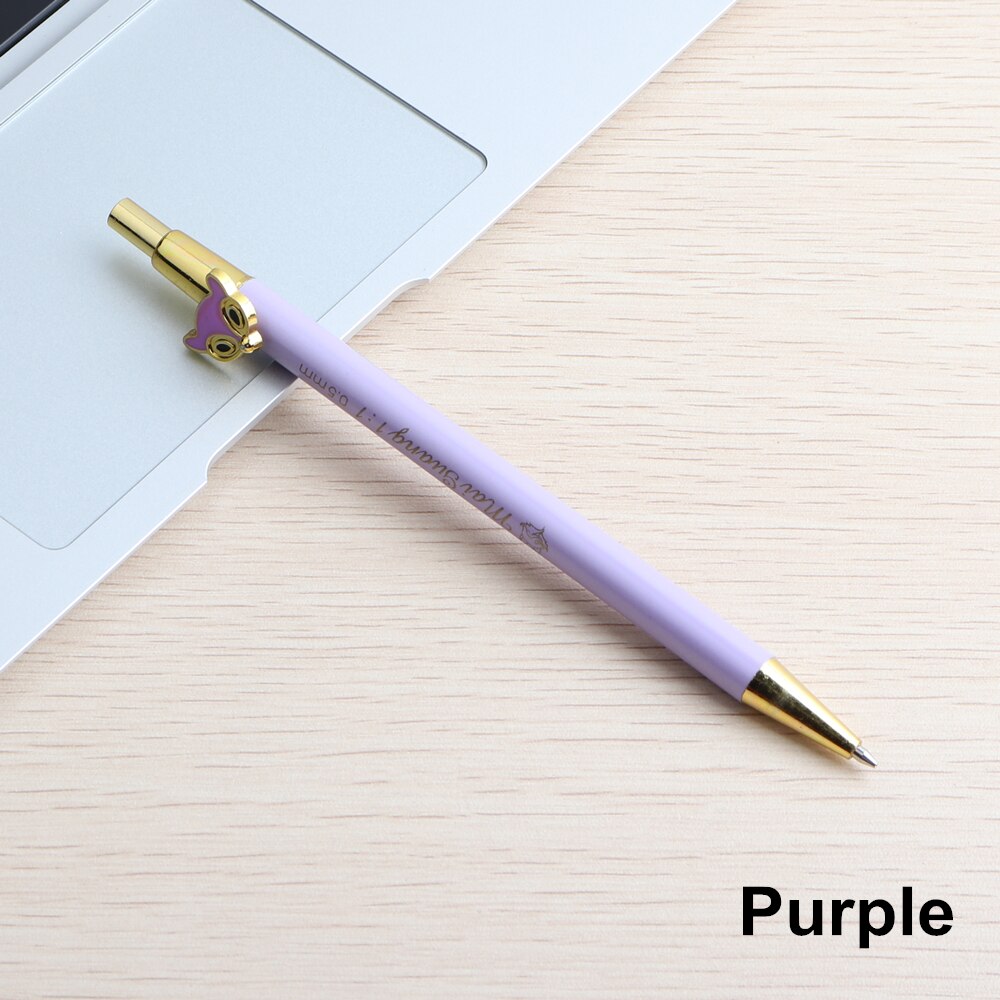 1PCS Metal Pencils Animal Mechanical Pencil Automatic Cute Pencil For Student Or Children