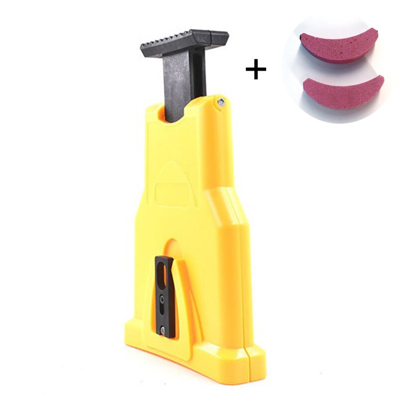 Chainsaw Teeth Sharpener Portable Sharpen Chain Saw Bar-Mount Fast Grinding Sharpening Chainsaw Chain Woodworking Tools: E