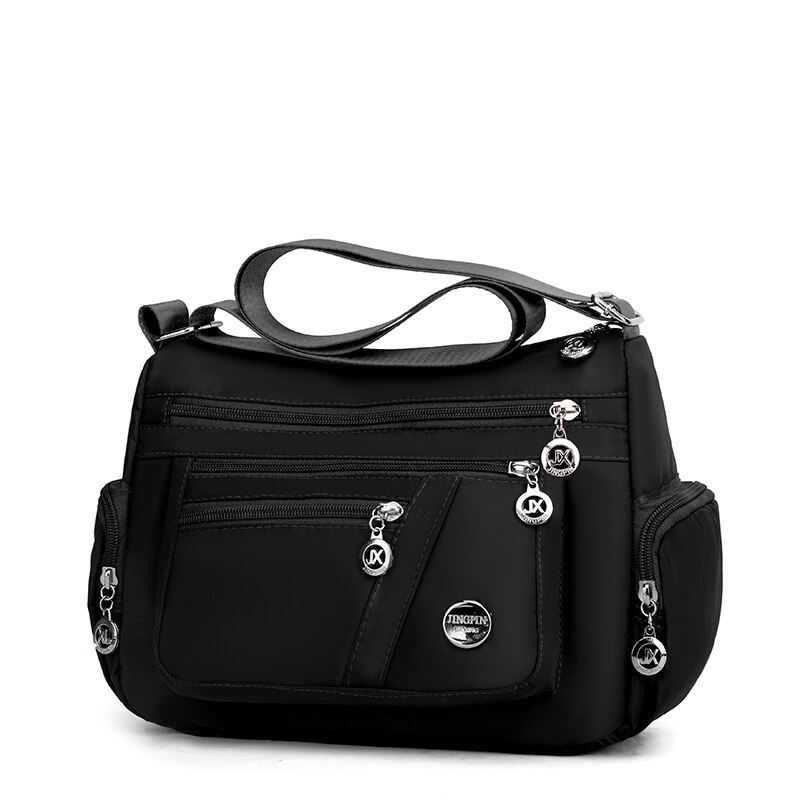 Kvinder skuldertasker vandtætte nylon messenger tasker casual rejse håndtasker kvindelige multilayer crossbody taske bolsos mujer