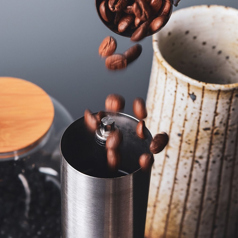 Hand Coffee Machine Portable Manual Coffee Grinder Stainless Steel Hand Crank Coffee Machine Camping Backpacking