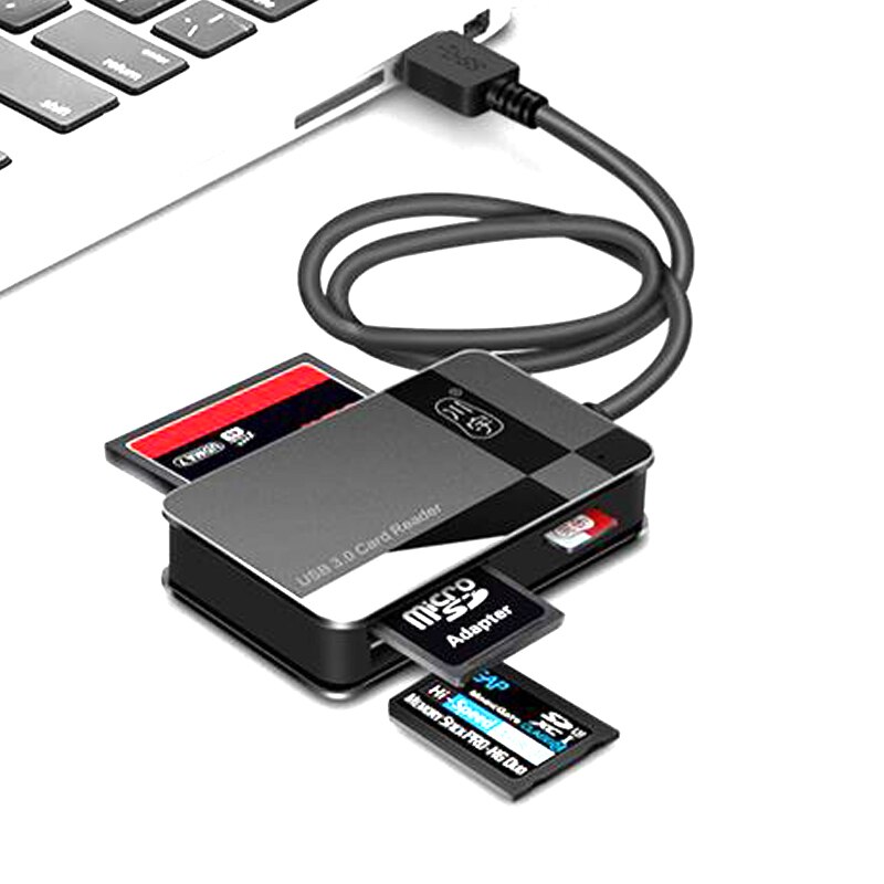 Kawau All in One Memory Card Reader MINI USB 3.0 OTG Micro SD/SDXC TF Card Reader Adapter for PC Laptop Computer C399/C368