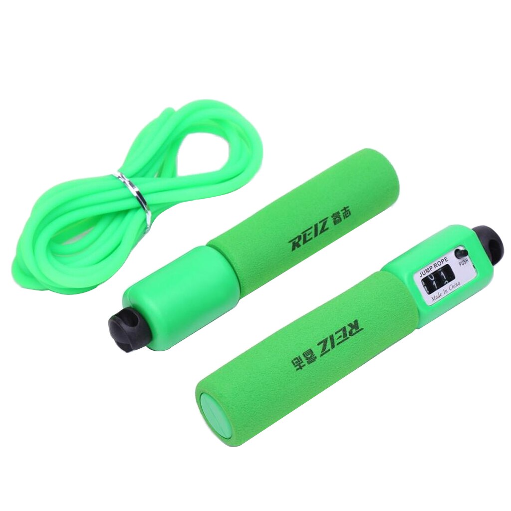 Adjustable Jump Rope Crossfit with Automatic Counter Sports Workout Fitness Skipping Cord for Men Women Counting Jump Skip Rope
