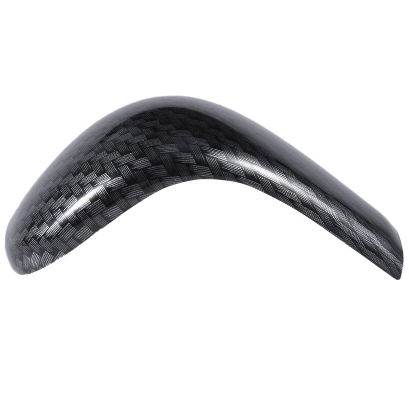 Carbon Fiber Interior Gear Shift Knob Cover Trim for Nissan Rogue X-Trail -18