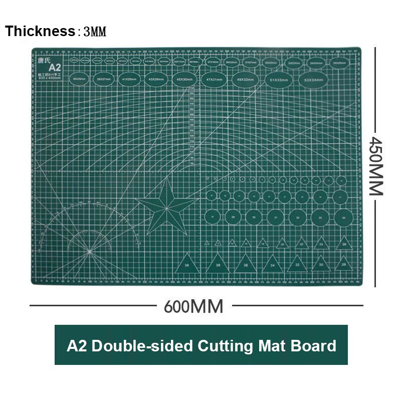 A2 A3 A4 A5 Pvc Snijden Mat Pad Patchwork Cut Pad A3 Patchwork Gereedschap Handleiding Diy Hulpmiddel Snijplank Dubbele dubbelzijdige Self-Healing: A2