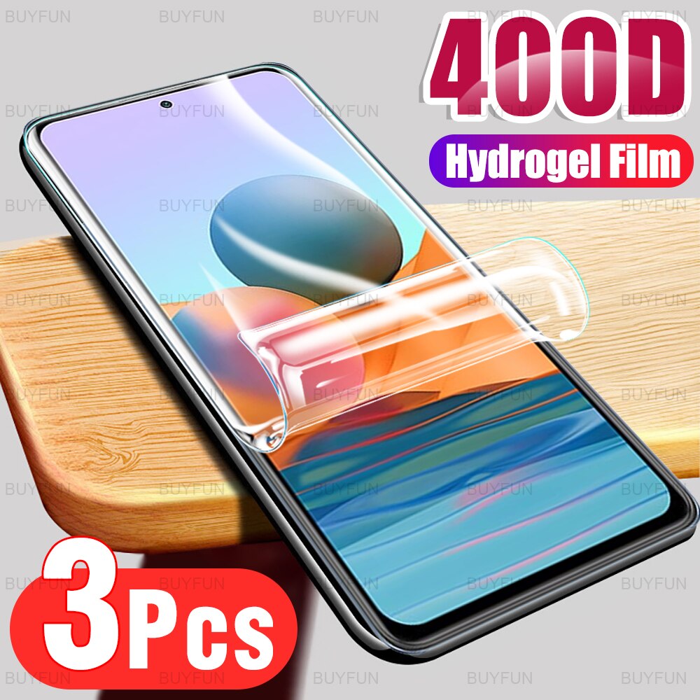 3 stück hydrogel-schutzfolie für xiaomi redmi note 10 pro, realme note 10 , 4g , 105g , 10s , 10t , 10 5g max: Für anmerkung 10s