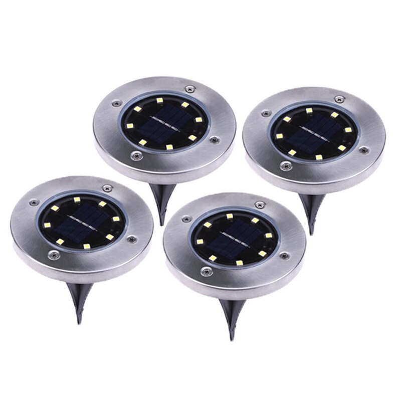10Pcs Solar Powered Boden Licht 8 Led Outdoor Gart... – Vicedeal