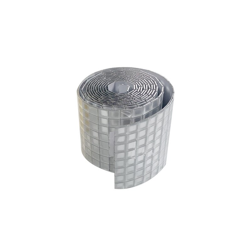 1 rolle selbst-Klebstoff Mini Platz 5/10mm Acryl Spiegel Mosaik Fliesen Für Diy Badezimmer Zauberstab Aufkleber handgemachte Handwerk Heimat Bar Dekor: 2 / 1cmX1cm / Breite 8cm
