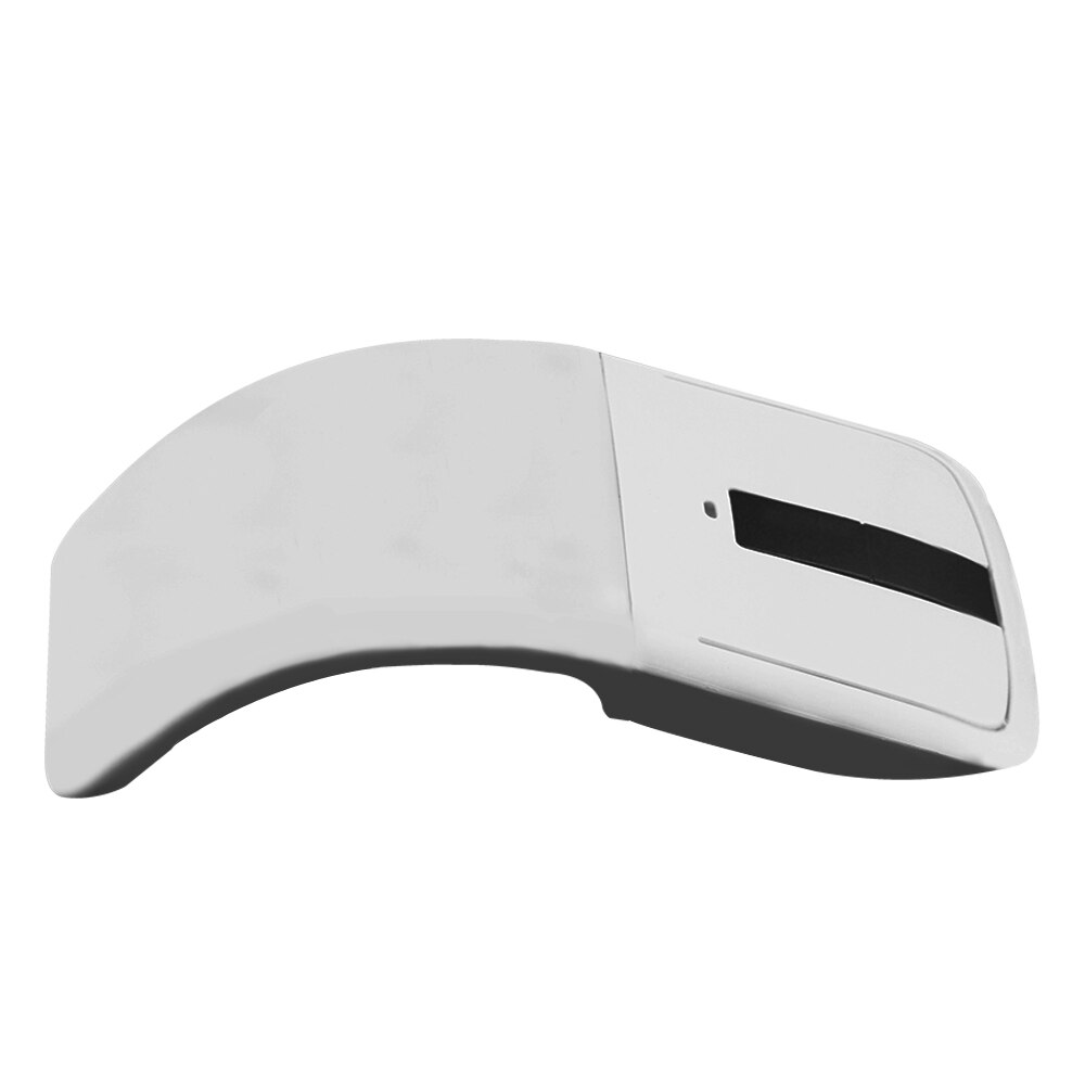 Arc Touch Mouse Ergonomic Folding Mause 2.4G Optical USB Wireless Mouse Gaming Office Laptop Mice For Computer Mac: white