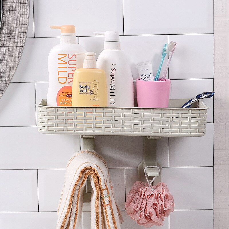 Badkamer Plank Rekken Gratis Punch Muur Wc Muur Hanger Badkamer Wc Plastic Wc Magazijnstelling