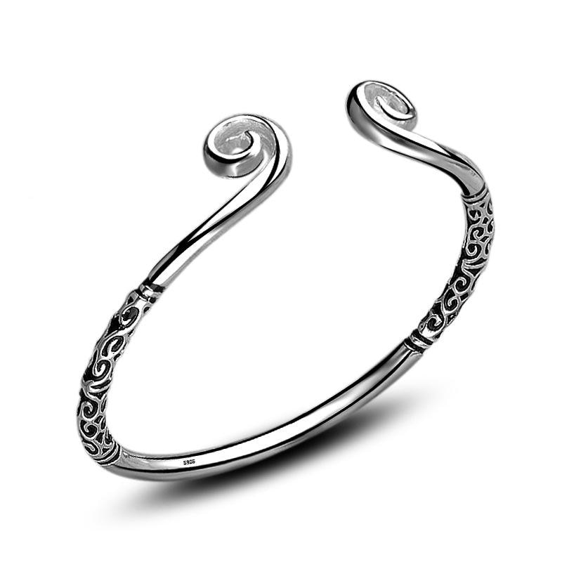 Pakkopaita rannekoru hopeoidut rannekorut ja rannekorut naisille korut pulseiras femme pulseras pulseira bileklik ranneke love