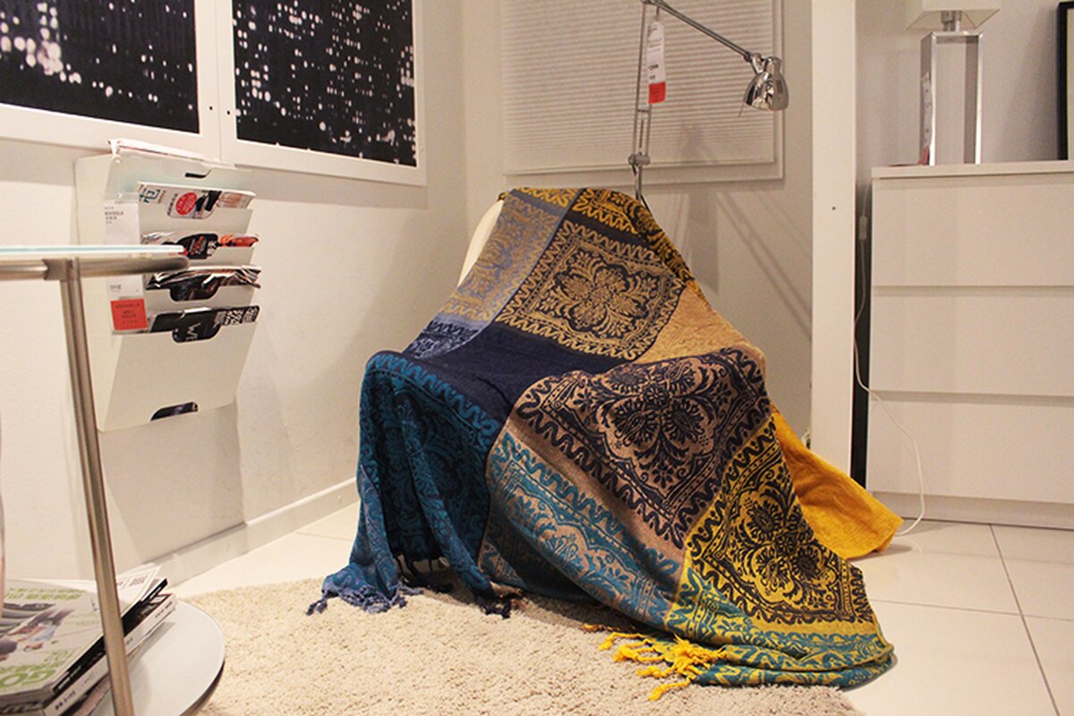 Nepalese bankhoes, fluwelen dekenhoes, handdoek, beddeken, erkermathoes, handdoek, casual hoes, stoffen dekens en plaids