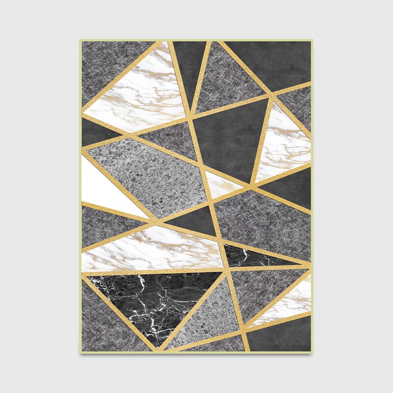 Moderne geometrisk marmor mønster trykt europæisk stil tæppe bløde tæpper til stuen skridsikker tæppe gulvmåtte dørmåtte