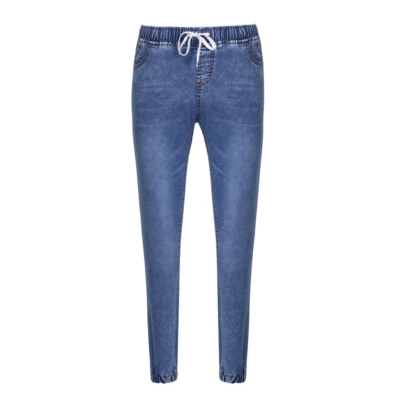 Pantalon lanterne pour femme, pantalon en denim long long, jean crayon féminin, fermeture rapprochée, nouveautés, à lacets