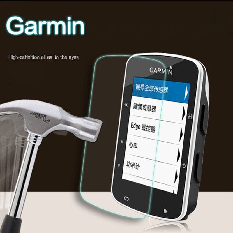 Sunili gehard glazen schermbeschermer voor garmin edge 130 510 530 810 820 830 1000 1030 520 plus versterkte staalfolie