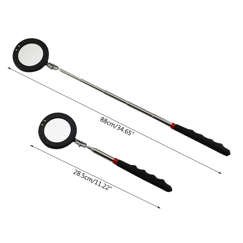 Miroir d'inspection télescopique de 50 livres, outil d'inspection pour vérifier le véhicule, observation des cils, bouche et autres petites pièces