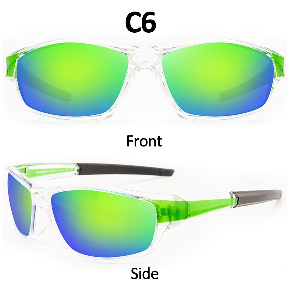 Gepolariseerde Zonnebril Rijden Sport Zonnebril Wandelen Goggle Vissen Bril UV400 Vrouwen Mannelijke Shades Reizen Brillen: C6