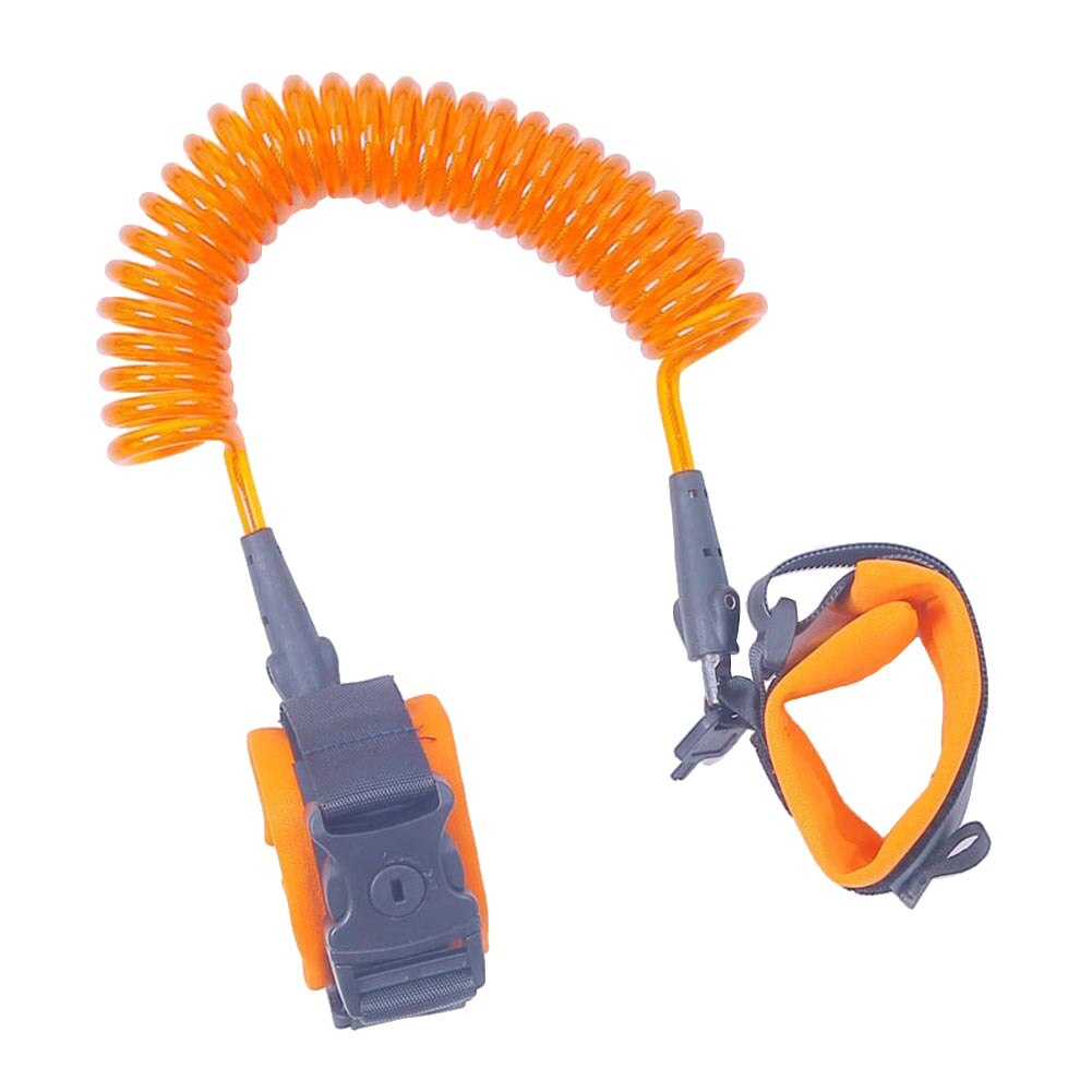 Correa ajustable para niños 1,5/2/2.5M, correa de seguridad para niños, arnés de seguridad para caminar al aire libre, correa de muñeca para niños, Correa antipérdida: Orange 1point5m
