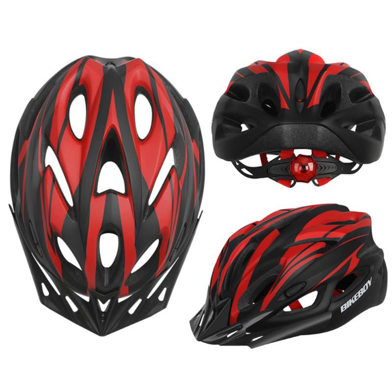 Bikeboy Bicycle Helmet Road MTB Cycling Helmets Integrally-molded MTB Men Women Ultralight Bike Helmet With Light