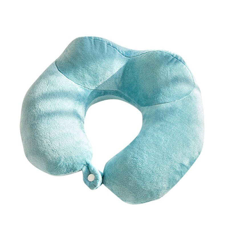 Reisen Kopfkissen Pro Flugzeug Wagen Sekretariat Super Leicht tragbar Plüsch- U geformt Nacken Kopfkissen Schlaf mit Nein Nacken Schmerzen Pro Heimat: Himmel Blau