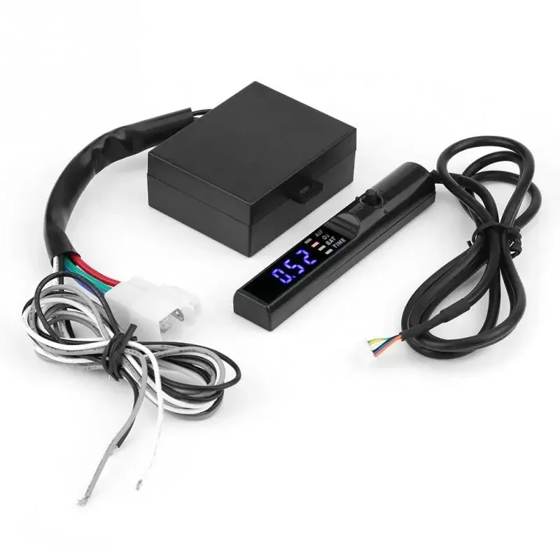 Temporizador Turbo de 12V para coche, controlador de retardo, retardador de tiempo de estacionamiento, dispositivo modificado, pantalla Digital LED electrónica Universal para coche
