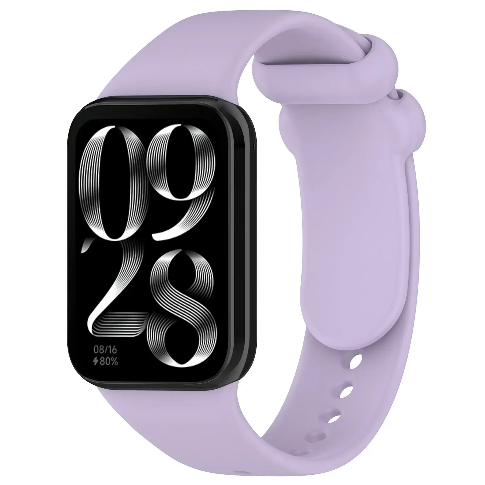 Silikoniranneke xiaomi mi band 8 9 pro sport -älykellolle, korvaava ranneke xiaomi redmi watch 5 4 -ranneketarvikkeet: Valkoinen musta / 14mm