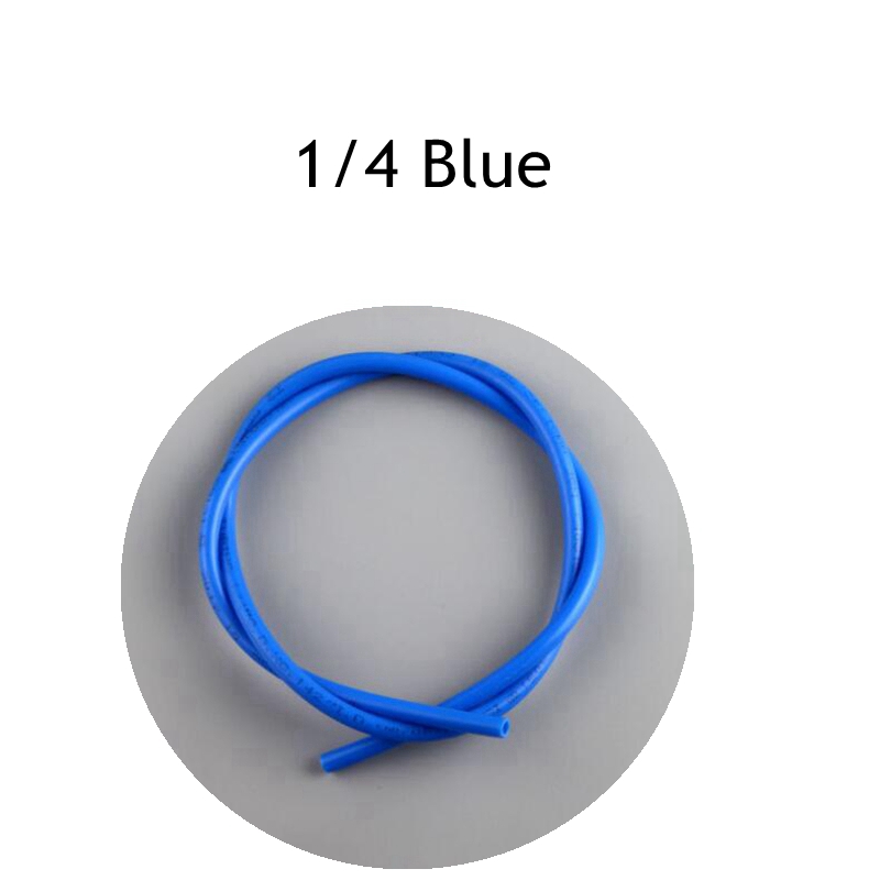 5m/viel 1/4'' 3/8'' PE Rohr Weiß/verrotten/Blau/Schwarz/transparent Lebensmittel Klasse flexibel haushalt RO Wasserfilter Schlauch Sanitär: 1 4 blau