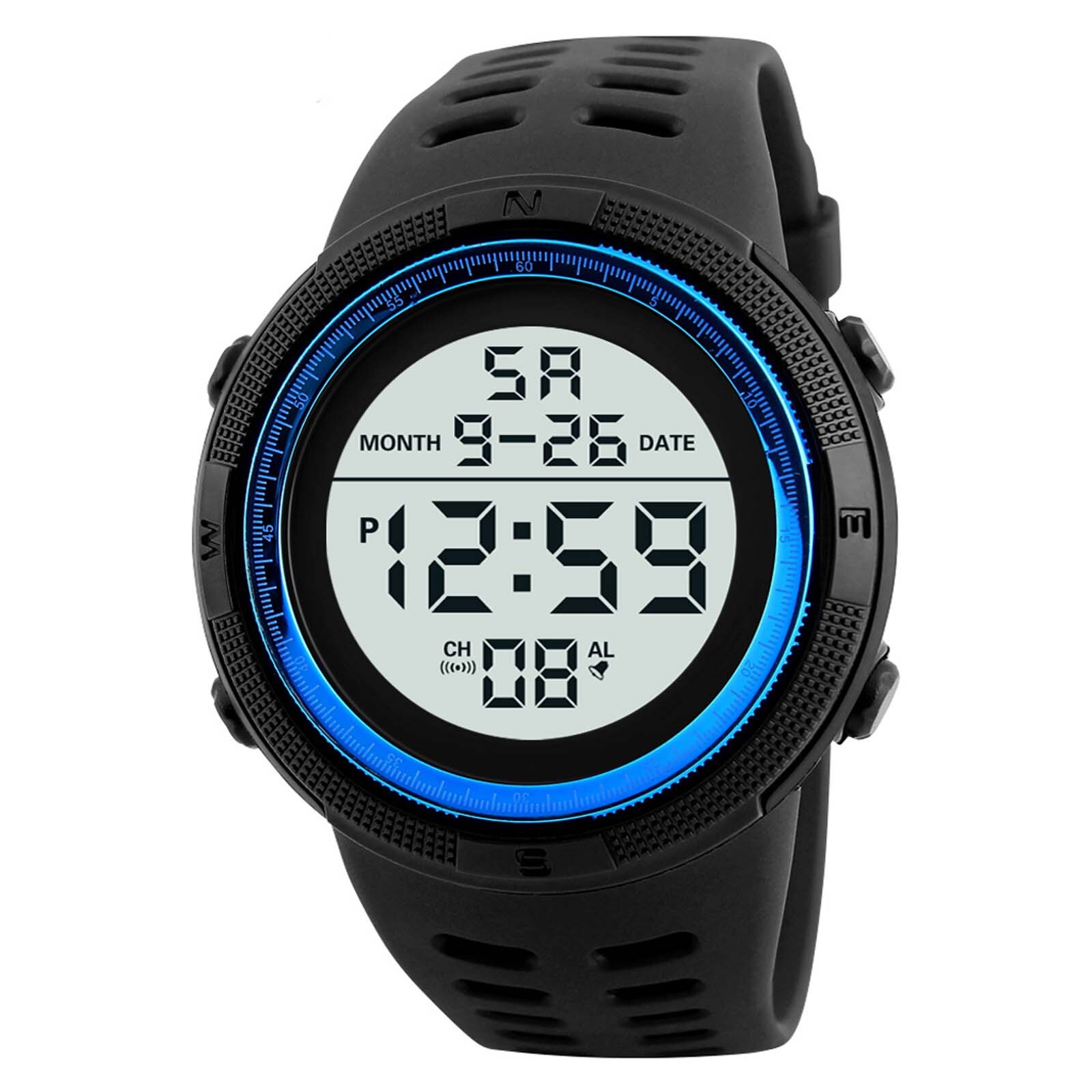 Luxe Horloges Heren Honhx Luxe Heren Digitale Led Horloge Datum Sport Mannen Outdoor Elektronische Horloge Часы Мужские