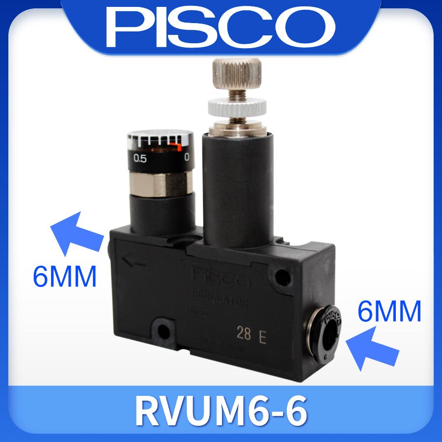 Original Miniature Adjustable Pressure Regulating Valve Overflow Valve RVUM8-8 Currently Available RVUM 6-6 4-4 RVUM: RVUM6-6