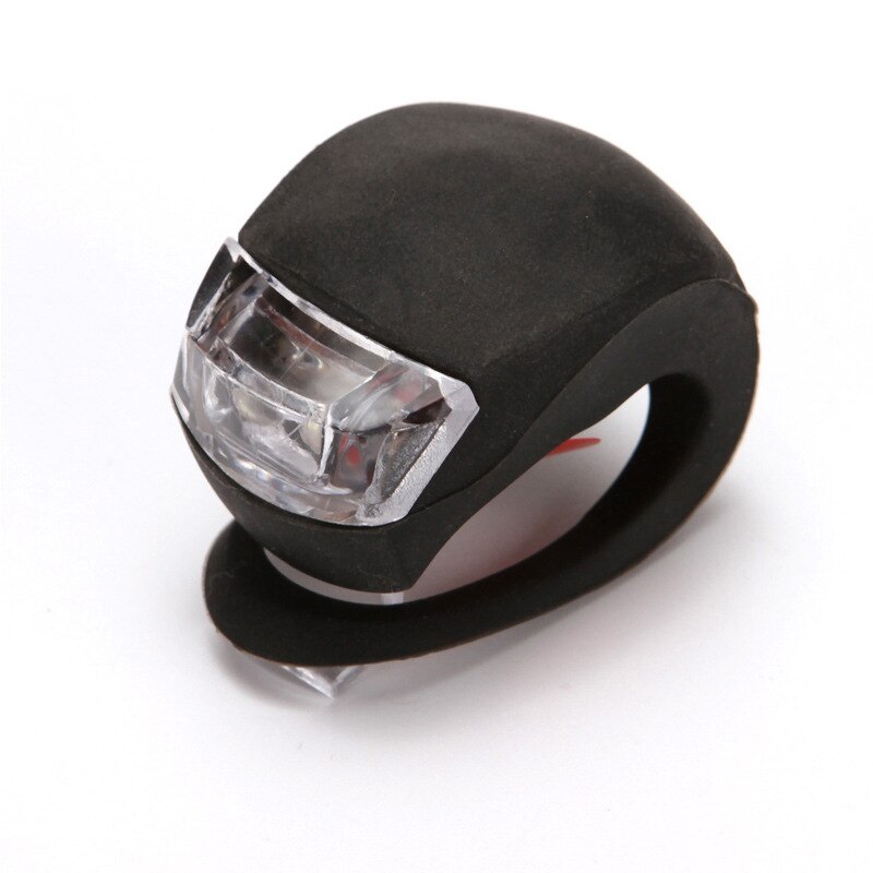 Fahrrad Frosch Licht Fahrrad Vorderseite Licht Silikon LED Kopf Vorder Hinterrad Fahrrad Licht Wasserdicht Radfahren Fahrrad Zubehör: Schwarz