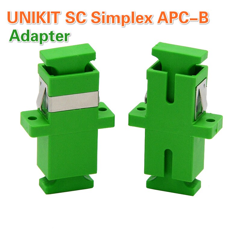 Unikit Sc Simplex APC-B Sc Apc Simplex Single-Mode Glasvezel Adapter Sc Glasvezel Koppeling Sc Apc Fiber flens Sc Connector