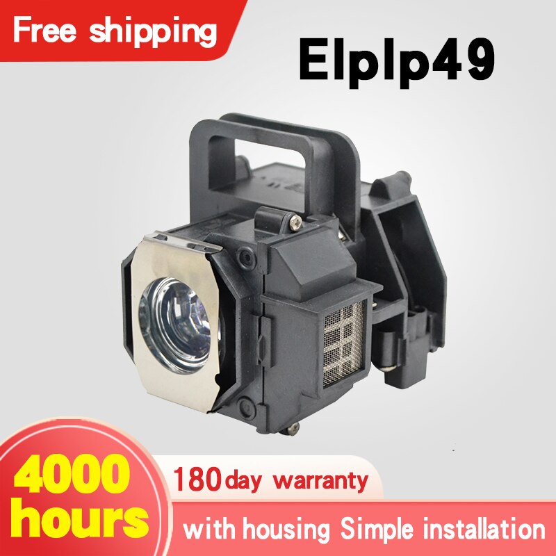 Lampe de remplacement pour projecteur elplp 49 pour eh -tw2800 tw2900 tw3000 tw3200 tw3500 tw3600 tw3800 tw4000 tw4400 hc8700ub hc8500ub
