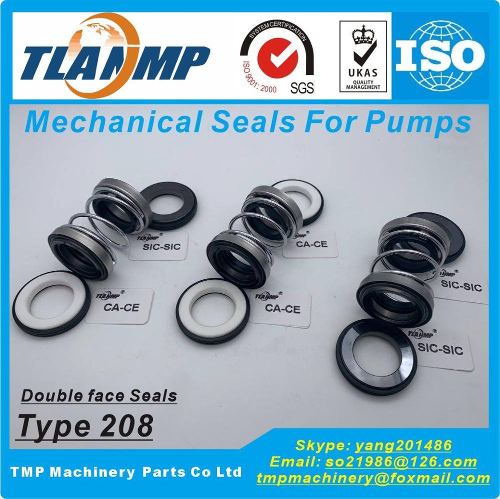 208-30 juntas mecánicas TLANMP de doble cara (Material: CA-CE-NBR, sic-sic-Vit, CE-CE-NBR) | Tamaño del eje 30mm, tamaño exterior 45mm