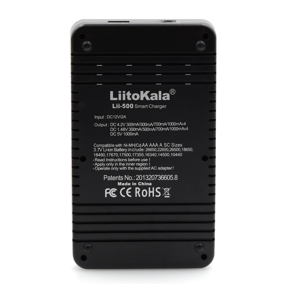 Liitokala Lii-500 Lcd Battery Charger, opladen 18650 3.7V 18350 18500 16340 25500 10440 14500 26650 1.2V Aa Aaa Nimh Batterij