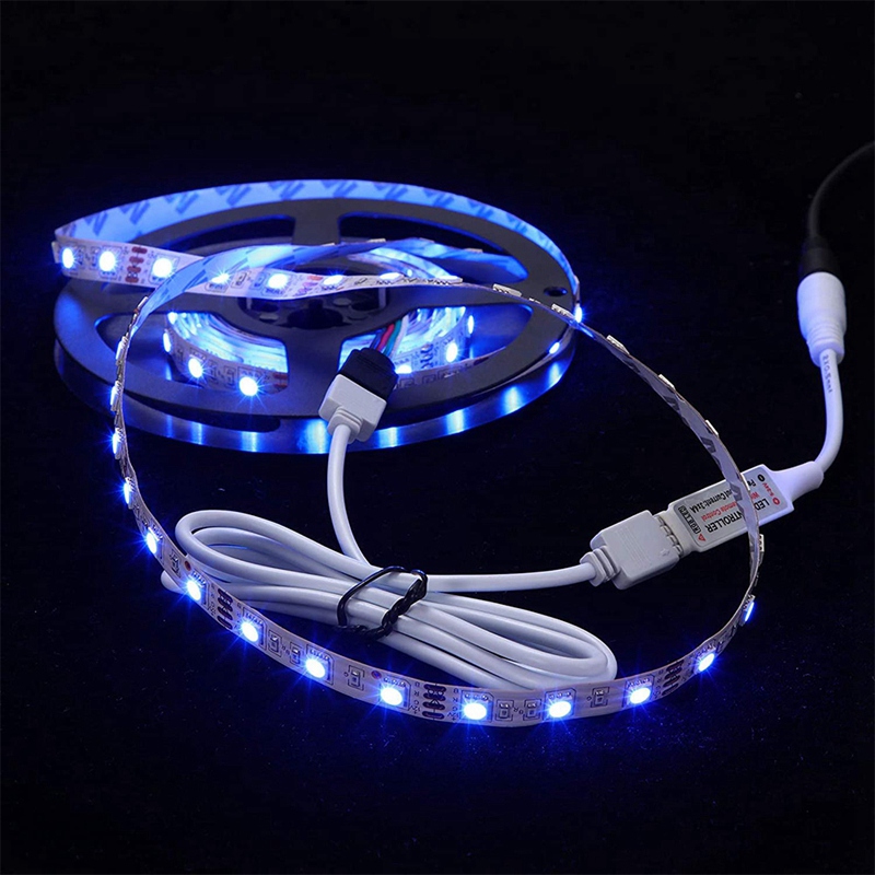 LED Strip Connector Kit, Strip Light Extension Cable Solderless Gapless Adapter Connectors for 5050 10mm 4Pin LED Strip