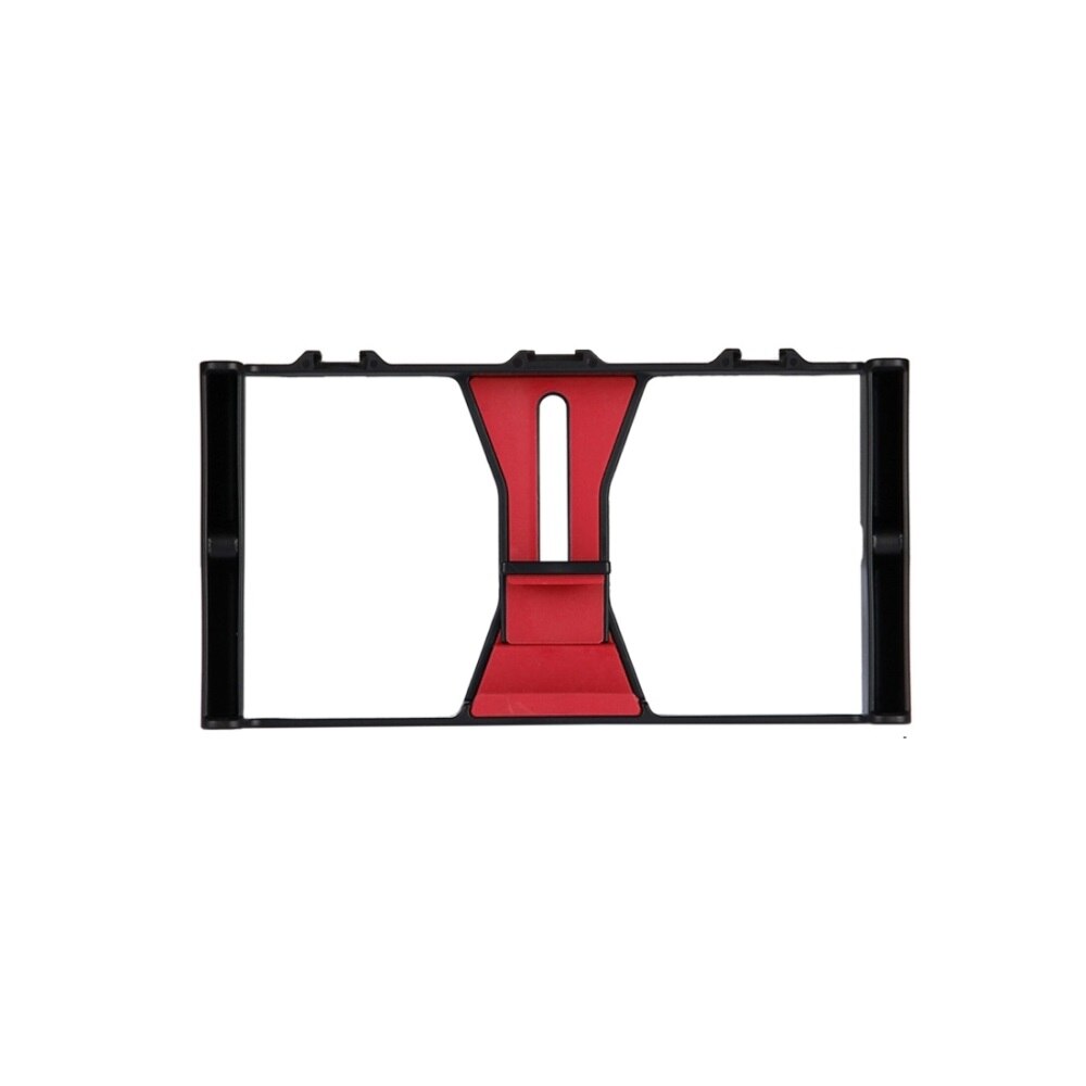 PULUZ Handheld Rig Handle Film Making Rig Stabilizer/Steadicam Bracket Holder Cradle Phone Clip For iPhone,Smartphone Video Rig: Red