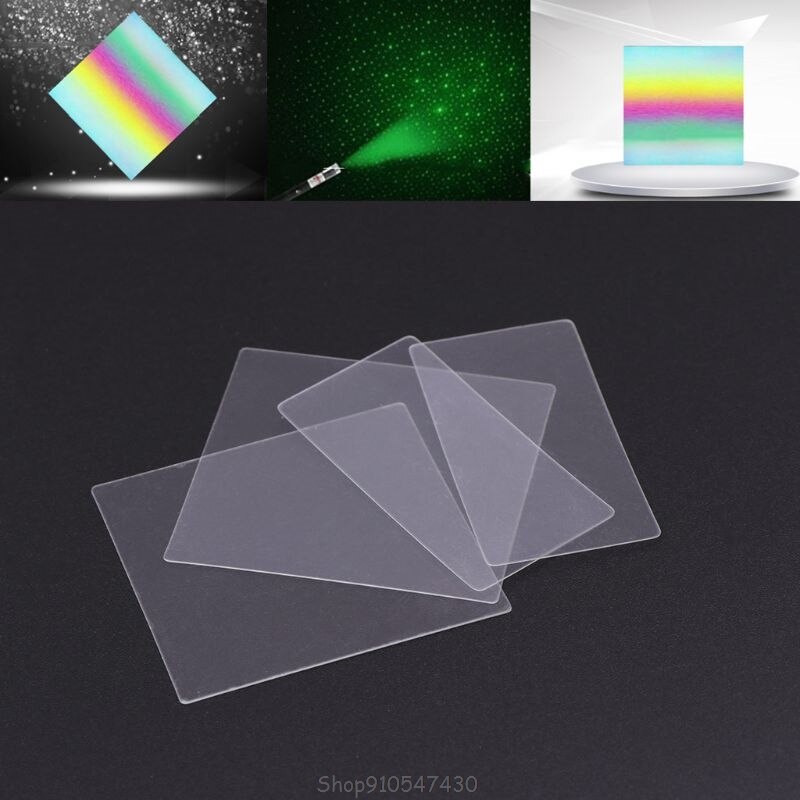 Grating Di Diffrazione 36x38mm PET Ultra Precisione Per Esperimenti Laser