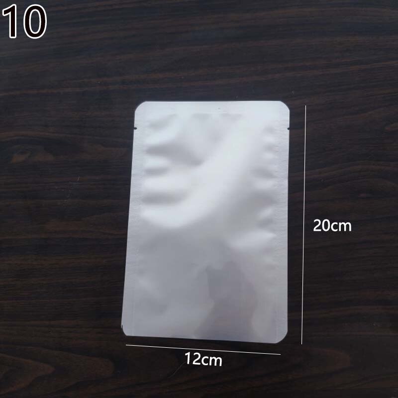 Aluminium Folie Zip-Lock Beutel Wiederverschließbaren Candy Beutel Verpackung Liefert Selbst-abdichtung Lebensmittel Lagerung Tasche Dicke: 12x20cm Round