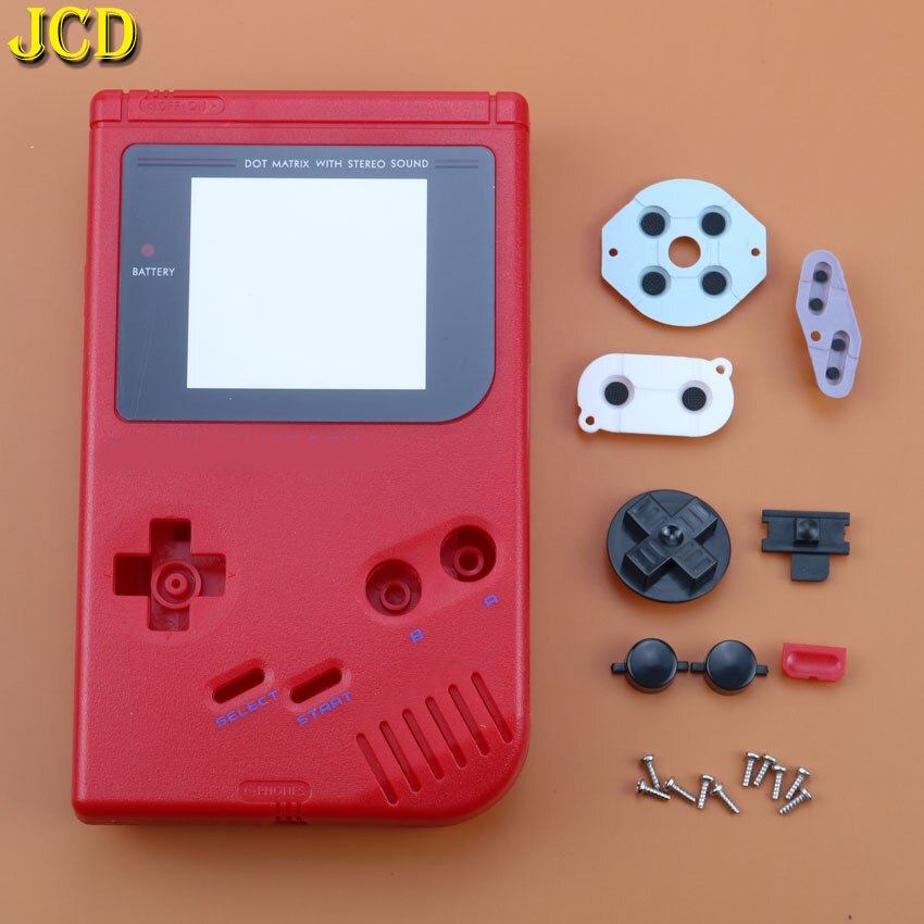 JCD 1PCS 15 di Colore Per GameBoy Classico Gioco di Ricambio di Plastica Borsette Copertura per Nintend GB Console FAI DA TE Alloggiamento Pieno per GB Caso