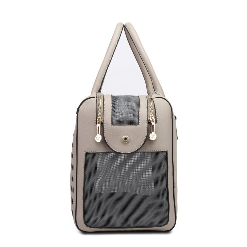 Luxe Pu Lederen Huisdier Draagtas Reizen Handtas Kleine Kat Hond Draagtas Draagbare Outdoor Pet Carrier Levert