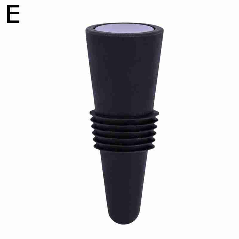 Soft Silicone Conical Glass Bottle Stopper home brew Cap Oak Cork Wine Jar Pudding Beer Plug bottl cap Container Bottle N4W5: Lemon Yellow