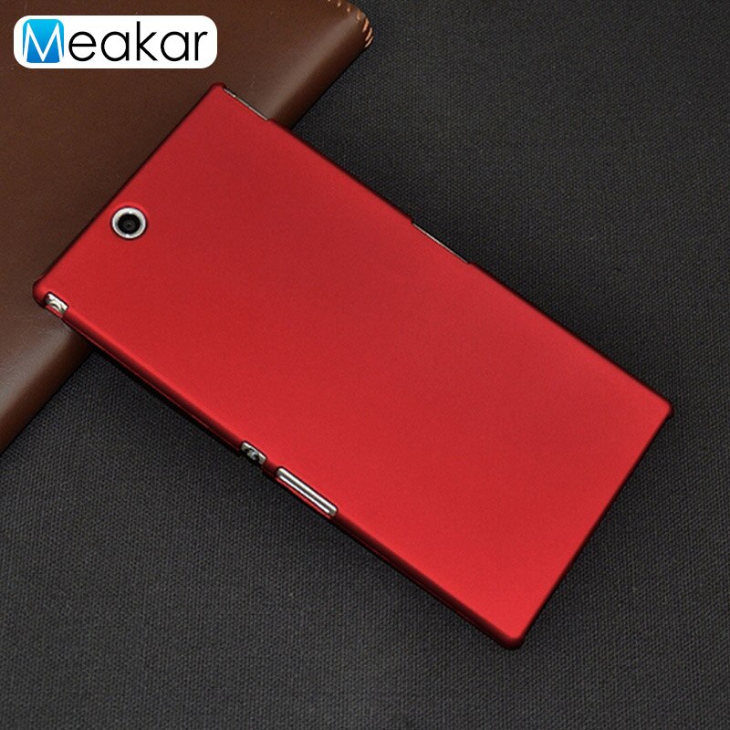 Coque Cover 6.44For Sony Xperia Z Ultra Case Voor Sony Xperia Z Ultra C6833 Xl39H C6802 C6806 Telefoon Terug Coque cover Case: red