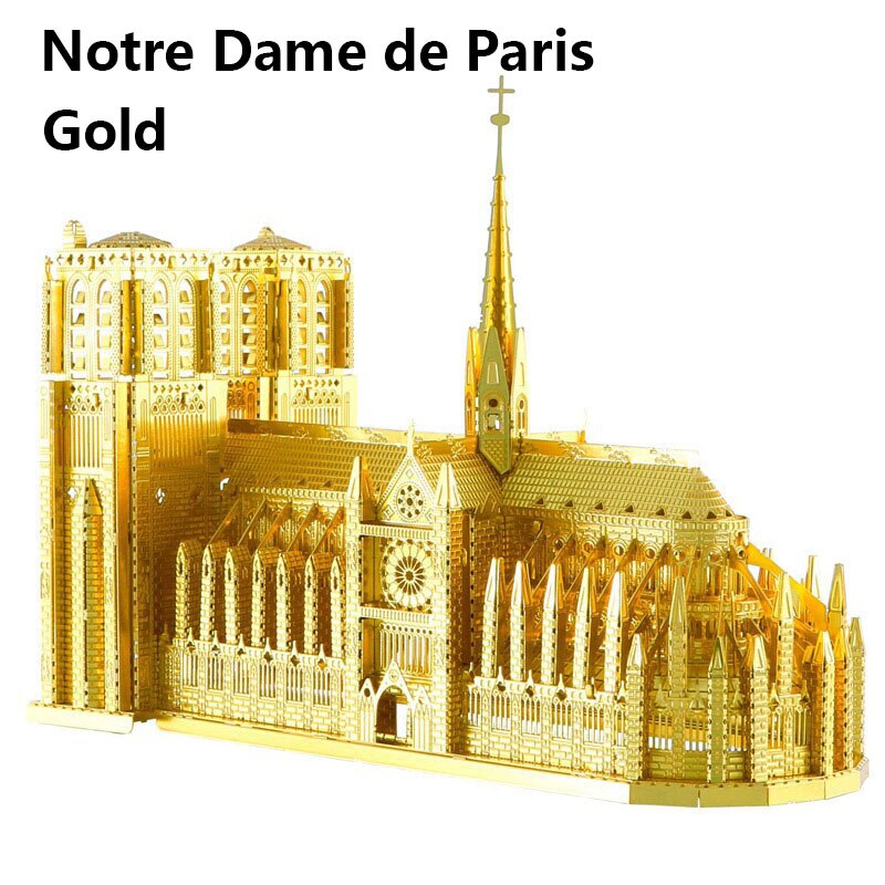 HK Nanyuan 3D Metal Puzzle World Famous Attractions Building DIY Model Kit Children's Educational Toys Games Adult Hobby: 3